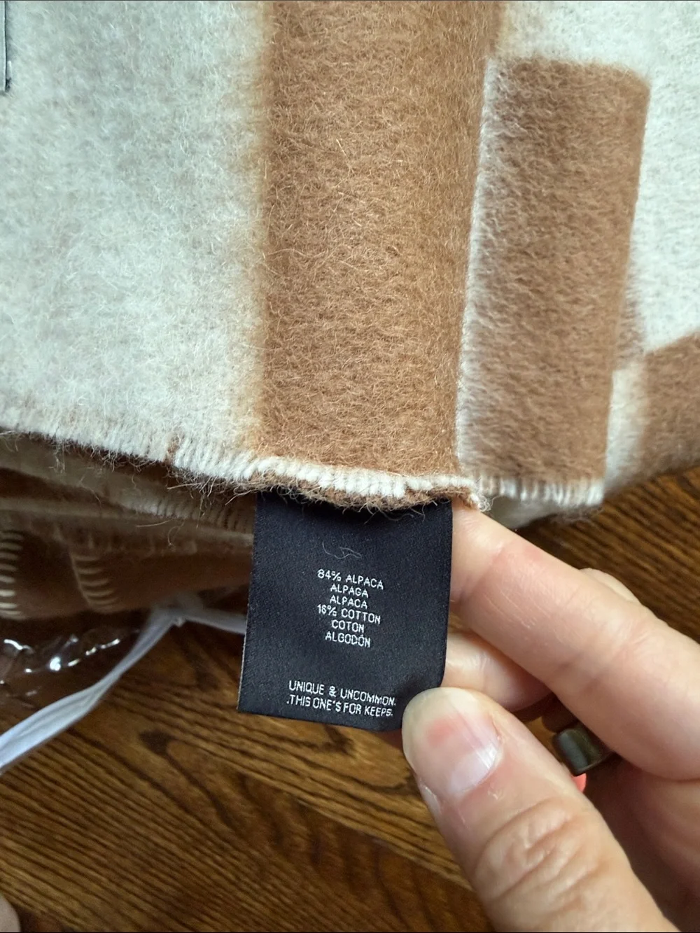 Blacksaw Crosby Alpaca throw